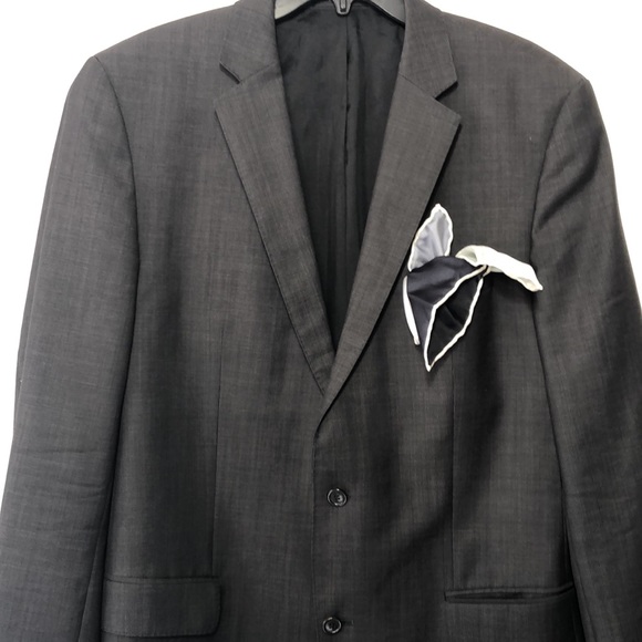 HUGO Boss gray blazer size 44L - Picture 2 of 8